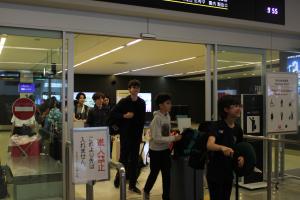 北九州空港到着の様子
