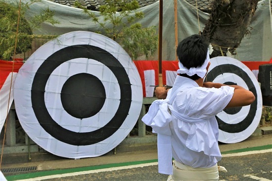蓑島百手祭