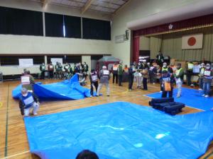 避難所運営の様子①